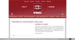 Desktop Screenshot of optikmarx.de